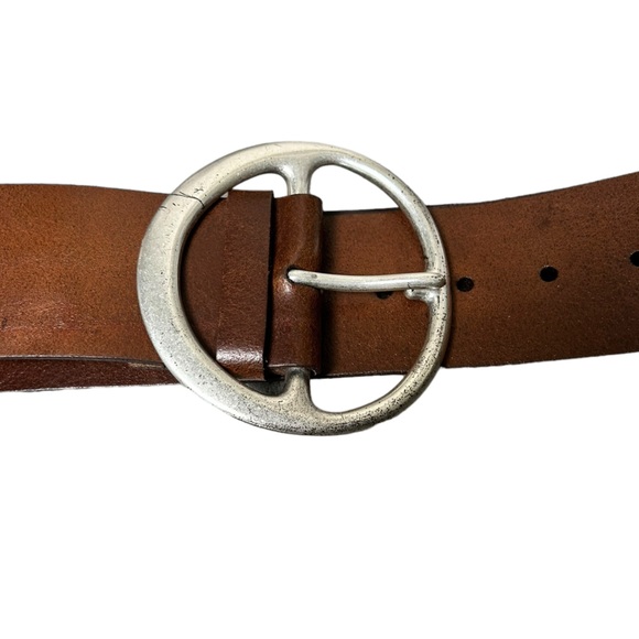 FH by Fullum & Holt Brown Leather Belt - Picture 2 of 5